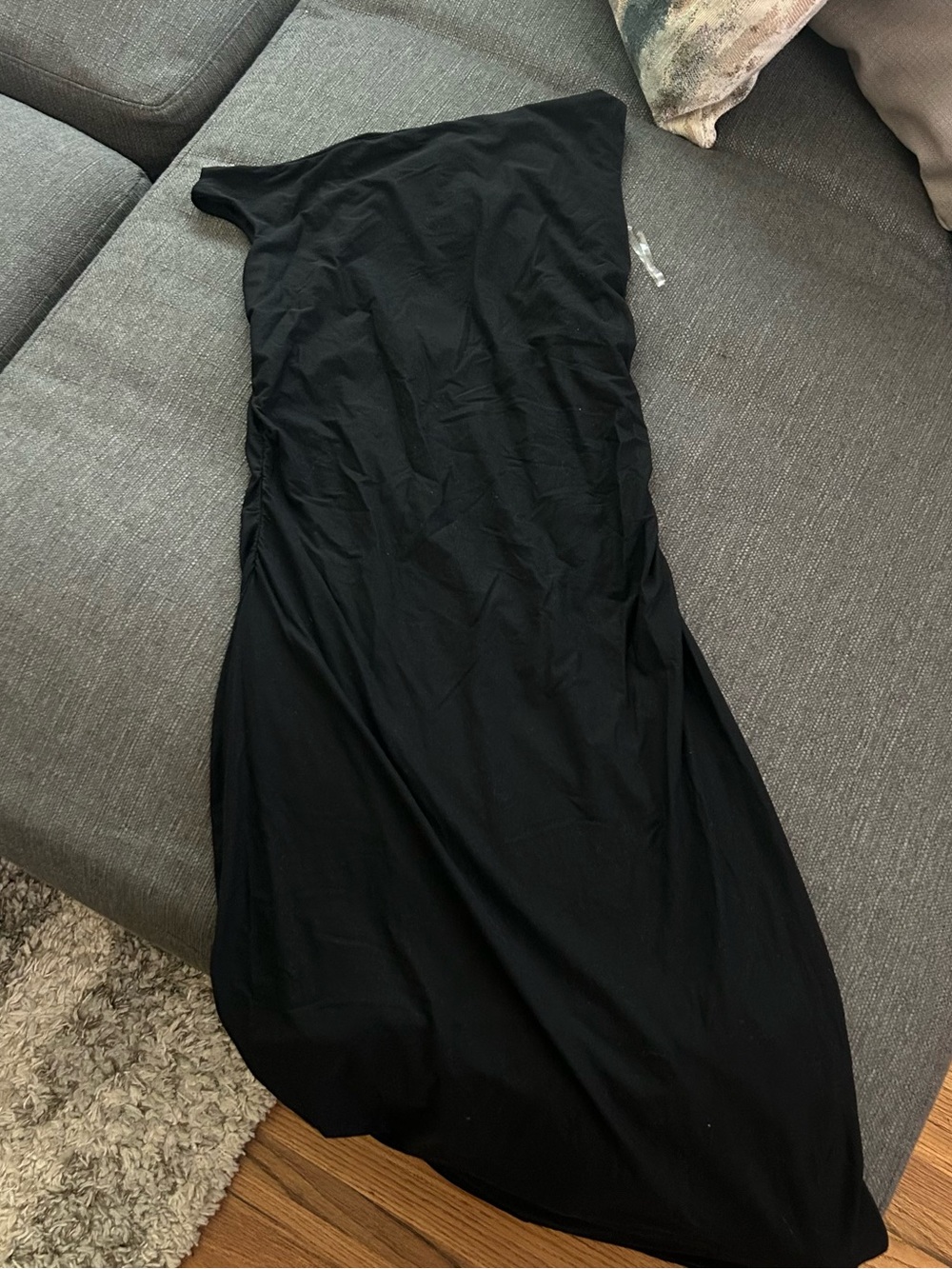 Wild Fable Women's Black One-Shoulder Dress